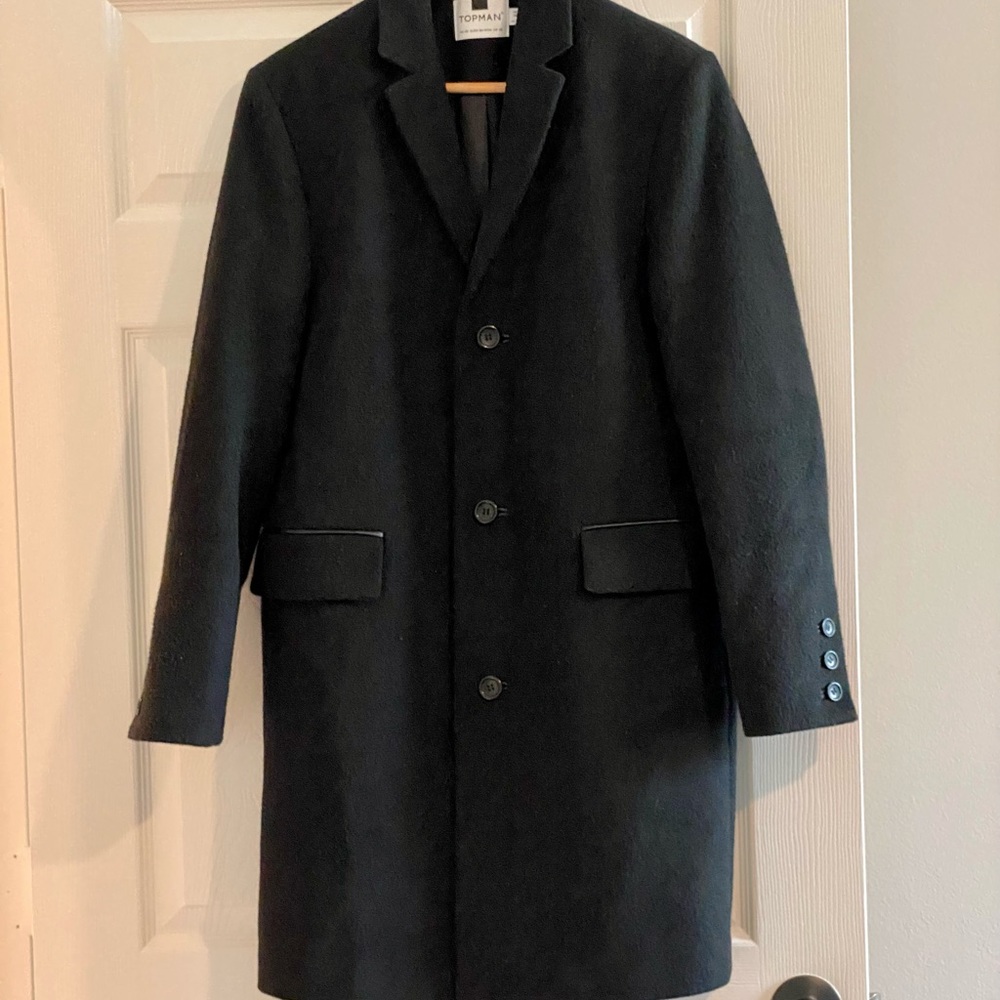 Men's Topman Dress Coat